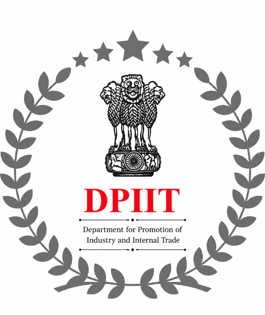 DPIIT certification seal — Department for Promotion of Industry and Internal Trade, Government of India